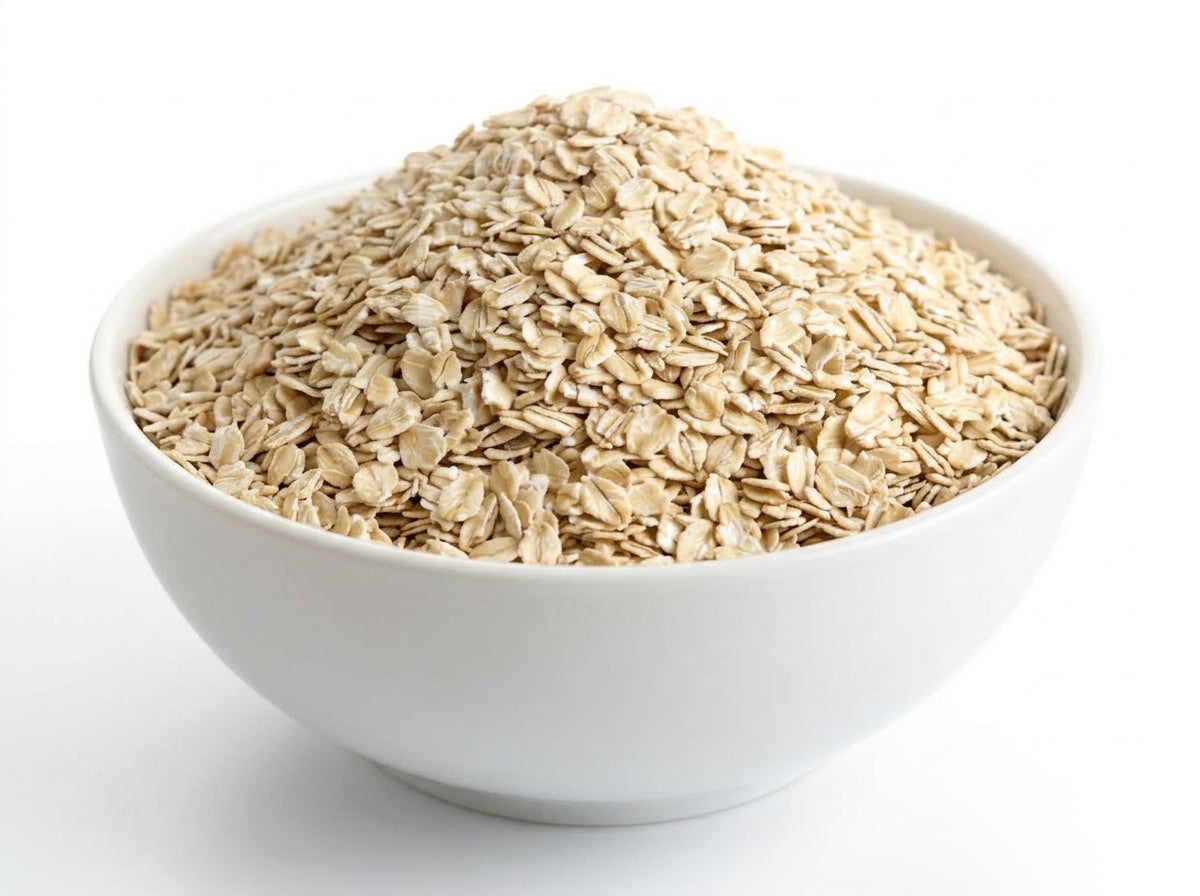 Close‑up of fine speedy oat flakes