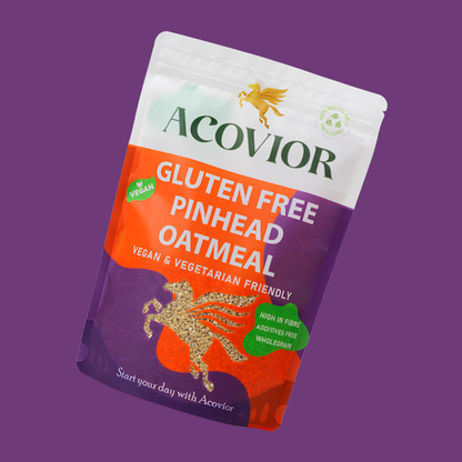 Acovior Gluten Free Pinhead Oatmeal / Steel Cut Oatmeal Bigger Value 6 x 2.4kg