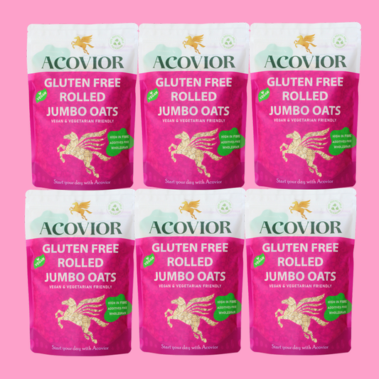 Acovior Gluten Free Rolled Jumbo Oats Bigger Value 6 x 400