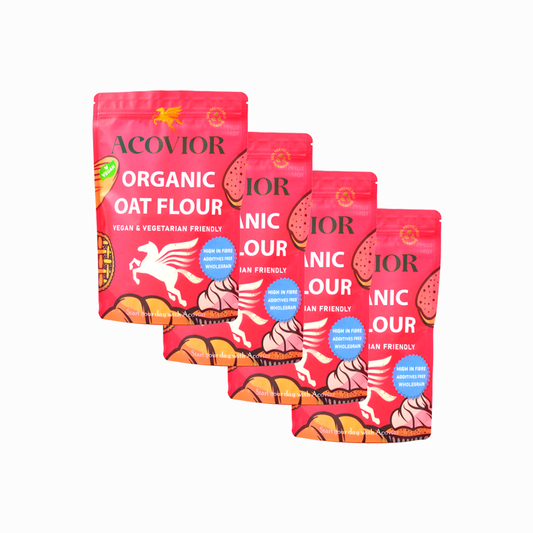 Acovior Organic Oat Flour 4 Pack (4x400g)