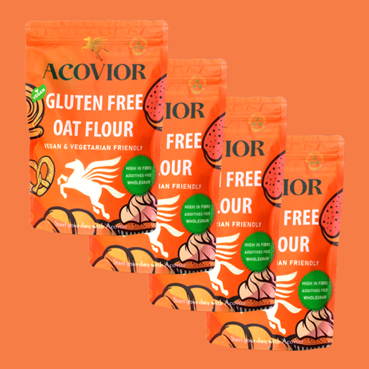Acovior Gluten Free Oat Flour 4 Pack Bundle