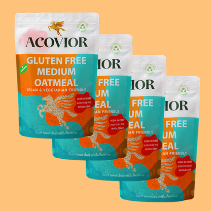 Acovior Gluten Free Medium Oatmeal 4 Pack (4x400g)