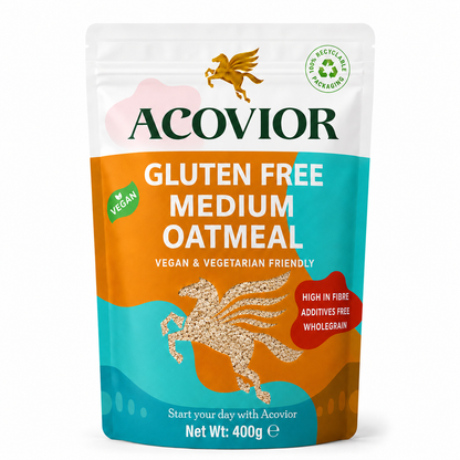 Acovior Gluten‑Free Medium Oatmeal 400g nutritional information