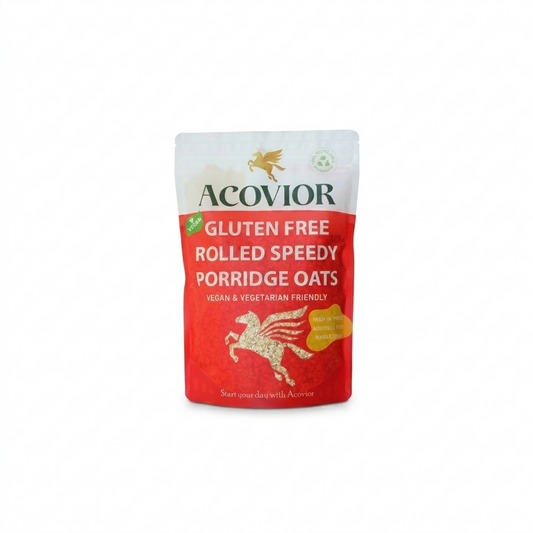 Acovior Gluten Free Rolled Speedy Porridge Oats 3.2kg — wholegrain, quick cook, gluten free