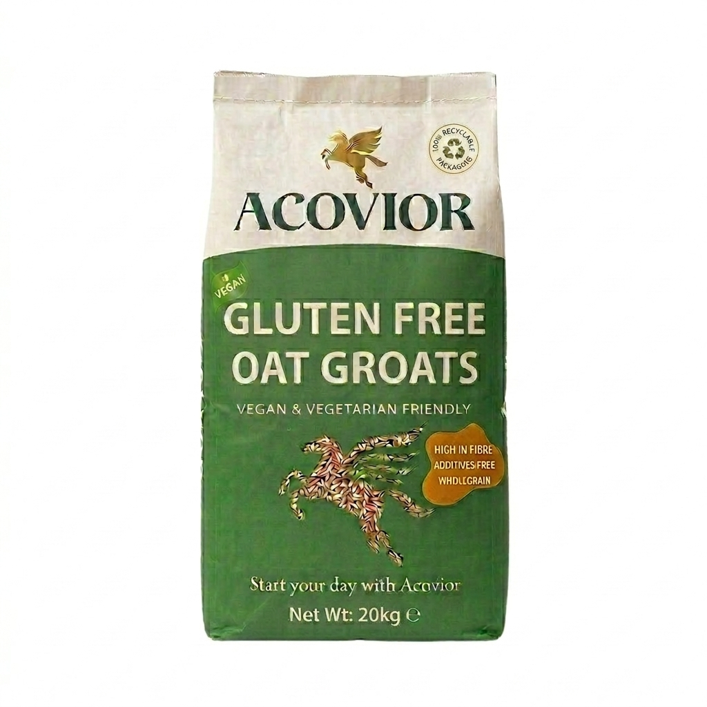 Acovior Gluten‑Free Oat Groats 20kg wholesale sack