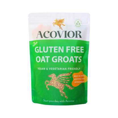Acovior Gluten‑Free Oat Groats 5.2kg bulk pack