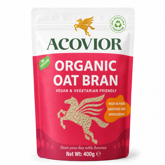 Organic Oat Bran 400g Standard Pack front