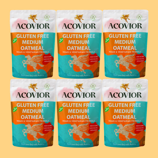Acovior Gluten Free Medium Oatmeal - Bigger Value 6 Pack